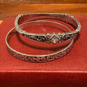 Brighton Zoe Bangle Bracelet & Brighton Uluwatu Narrow Bangle Pair